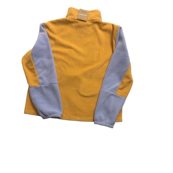 Patagonia Women's Microdini 1/2-Zip Fleece Pullover Sz Small Dried Mango New - Picture 4 of 4